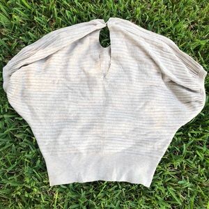 NWOT White house black market poncho top size S